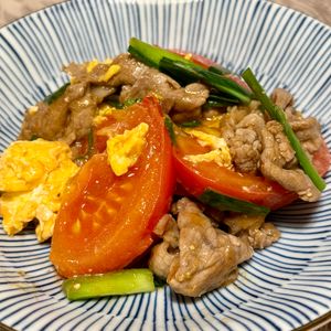ともとらの作ってみた!投稿(【コク旨牛トマたま】ご飯が進む☆夏のスタミナおかず!)