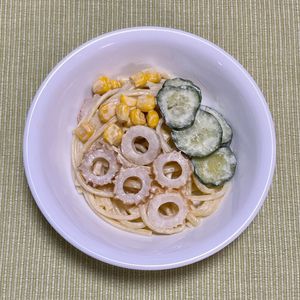 キャピタンの作ってみた!投稿(やみつき！ちょっと大人のサラスパ★)