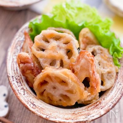 【ちくわとれんこんの唐揚げ】カリッとシンプル美味しい♡