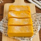豆腐でヘルシー♡濃厚かぼちゃケーキ【レンジで完成！】