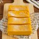 豆腐でヘルシー♡濃厚かぼちゃケーキ【レンジで完成！】