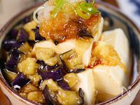 旦那のおつまみ④冷奴🎐とろとろ揚げなすおろし😋🍺