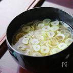 即席ねぎ味噌汁