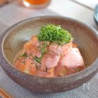 5分で簡単！お箸が止まらない♡明太マヨ焼き豆腐