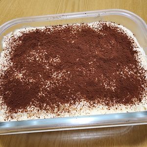 ナムディの作ってみた!投稿(クリスマスにぴったり！混ぜて冷やすだけ!簡単ティラミス)