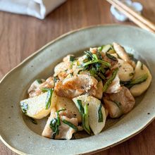 疲労回復に！【長芋と豚肉のスタミナ炒め】