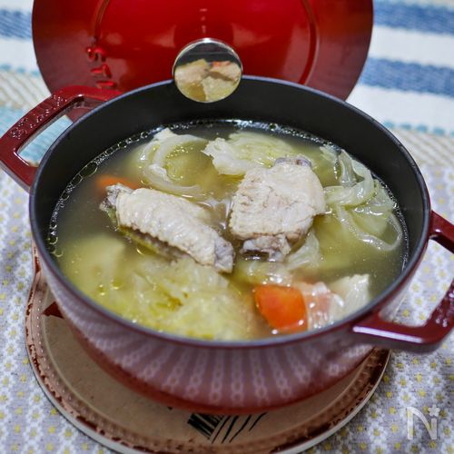 冷蔵庫の残り野菜でスープが美味しい「ポトフ」