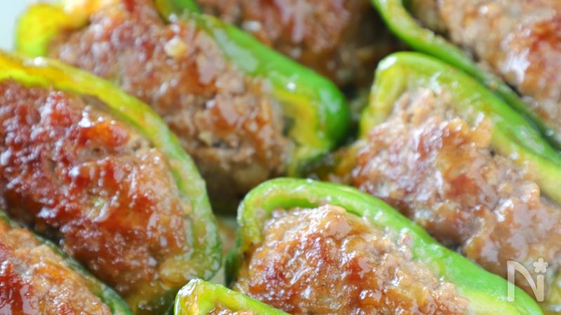 裏ワザで絶対失敗無し 甘辛照り焼きのピーマン肉詰め By まこりんとペン子 レシピサイト Nadia ナディア プロの料理家のおいしいレシピ