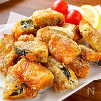 【かぼちゃの唐揚げ】甘み引き立つ！カリッとほくほく♡