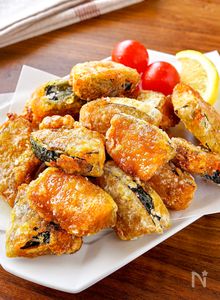【かぼちゃの唐揚げ】甘み引き立つ！カリッとほくほく♡