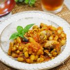 【簡単10分！】鯖水煮缶と蒸し大豆のトマトカレー