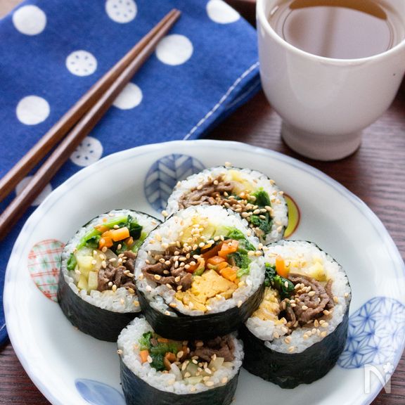 【子どもに人気！】お弁当にもおすすめ！お手軽キンパ