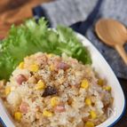 エリンギとコーンのガリバタ醤油混ぜごはん【冷凍作り置き】