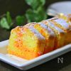 人参のマーブルパウンドケーキ♪野菜ケーキ