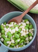 とうもろこしと枝豆のおつまみ