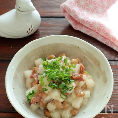 【低糖質】【ダイエット】止まらない!納豆と大根の梅和え