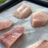 作業時間5分でオーブンまかせ!【メカジキの香草パン粉焼き】の下準備