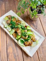 栄養満点♩牡蠣と青梗菜のオイスター炒め