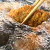 サクサク！【レバかつ】月島名物の工程1