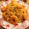 プリッと濃厚！えびのトマトチーズパスタの工程3