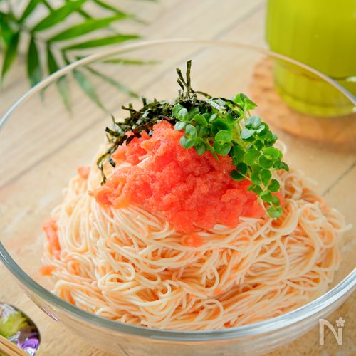 【明太そうめん】あえるだけの速攻ランチ