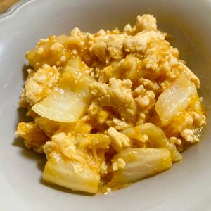 ゆかりの作ってみた!投稿(白菜と豚ひき肉だけ！＊麻婆白菜＊無水調理)