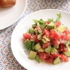 フレッシュトマトのワサビ菜のワカモレ
