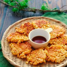 とうもろこしチーズチヂミ