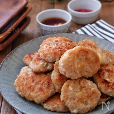 ＊まるでチキンナゲットなもちもち豆腐入りつくね＊
