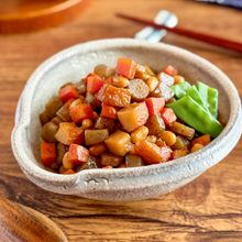 ちょこっとあるとうれしい♪ごはんに合う【五目豆煮】