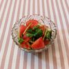 𝔂𝓾𝓶𝓲🍓の作ってみた!投稿(ミニトマトと三つ葉のわさび醬油マリネ)