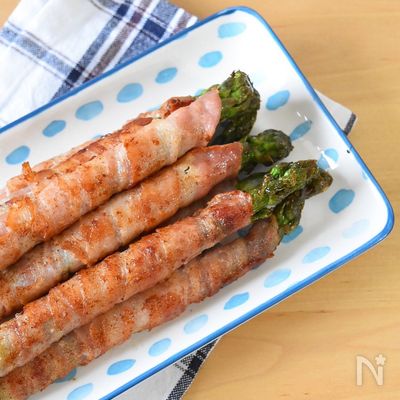 おつまみにも◎お弁当にも◎グリーンアスパラのベーコン巻き