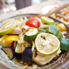 味が染みておいしすぎ！メカジキと夏野菜の揚げびたし