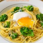 【菜の花とじゃこの春パスタ】とろ～り卵を絡めて春の彩り✿