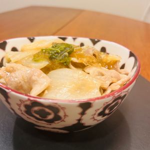 tAnAkoの作ってみた!投稿(重ねて放置♪包丁不要『豚バラ白菜とはるさめの上海風とろみ煮』)