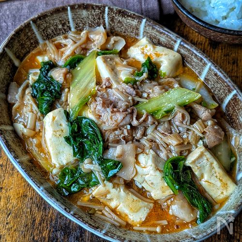 【豚バラと白菜のとろみ豆腐】ご飯がすすむ♡