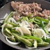 手抜き青椒肉絲の工程2