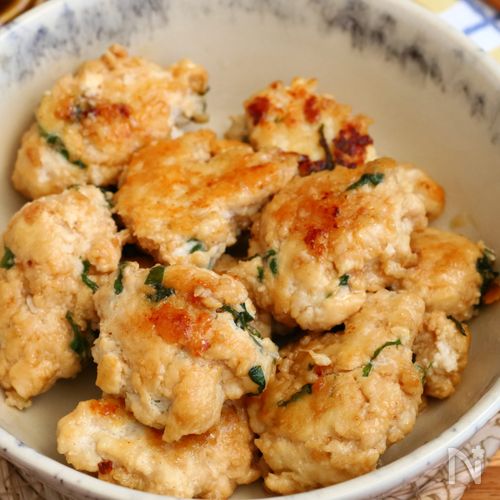 偏食っ子完食!「照り焼き大葉つくね」冷凍ストックに大活躍♪