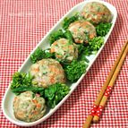 レンジで3分♪野菜たっぷり椎茸シュウマイ