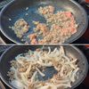 パパっと簡単おかず◎【豚そぼろキャベツのにんにく塩炒め】の工程1
