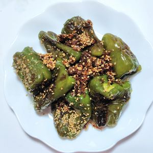 ふうかの作ってみた!投稿(超絶美味しい《最強♡丸ごとピーマン》)