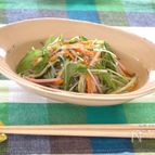 水菜入り中華サラダ