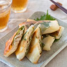 ささみの梅しそチーズ春巻き