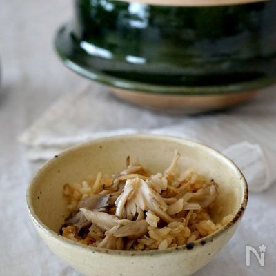 生姜たっぷり "舞茸の炊き込みごはん"