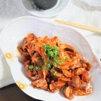 砂肝とセロリのヤンニョム和え
