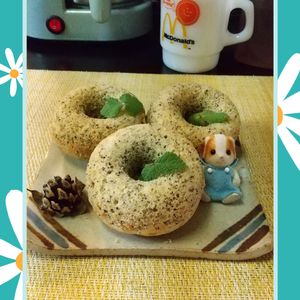チョロリスの作ってみた!投稿(【バナナと紅茶のミニ焼きドーナツ】ホットケーキミックスで簡単)
