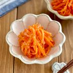レンジでお手軽もう一品♩人参のたらこ和え