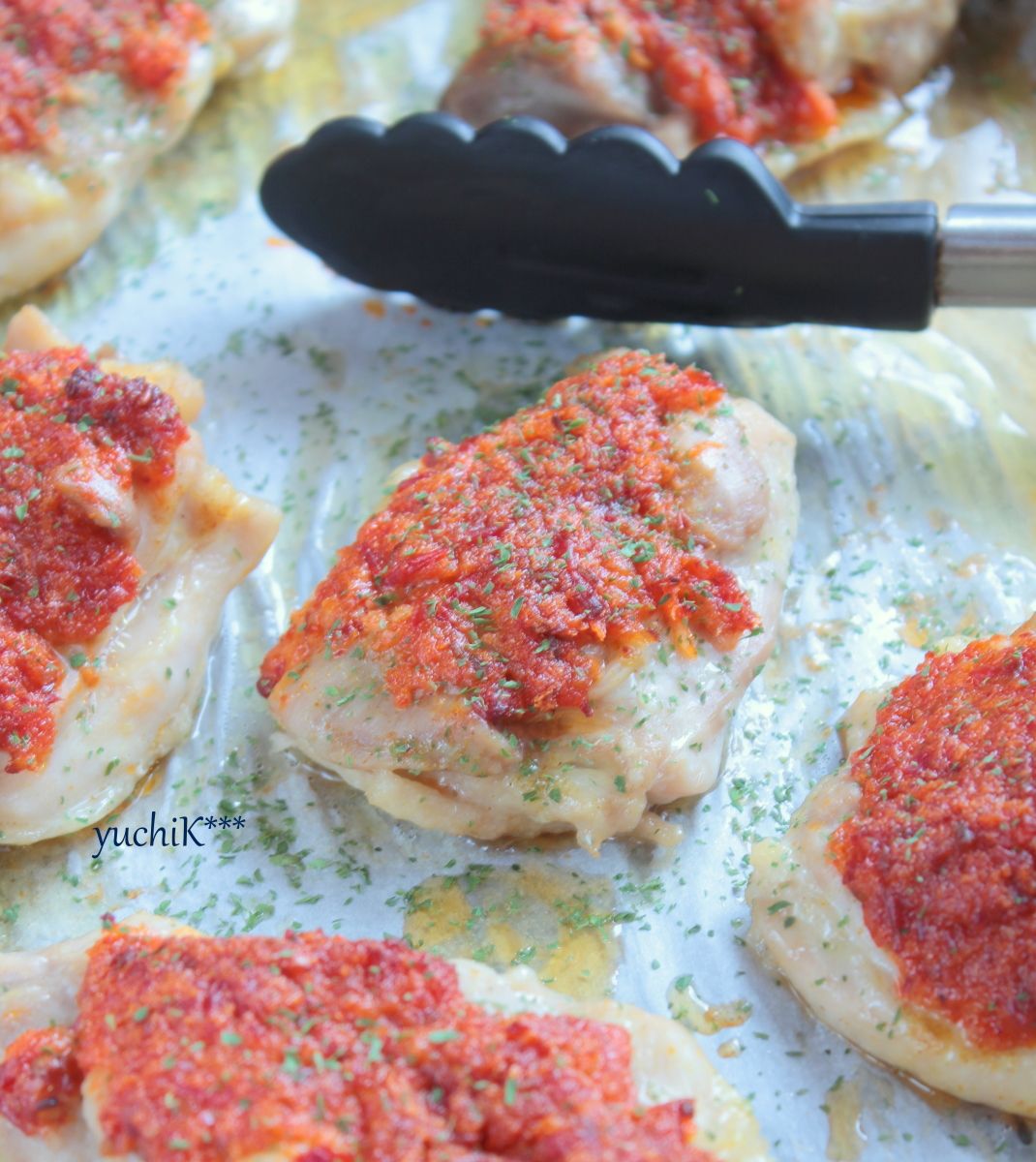 チュニジア風ハリッサチキンのレシピ