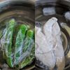 【オクラとささみの大葉ぽん酢和え】の下準備
