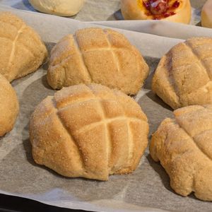 nyaoの作ってみた!投稿(ザクザクふんわりメロンパン)